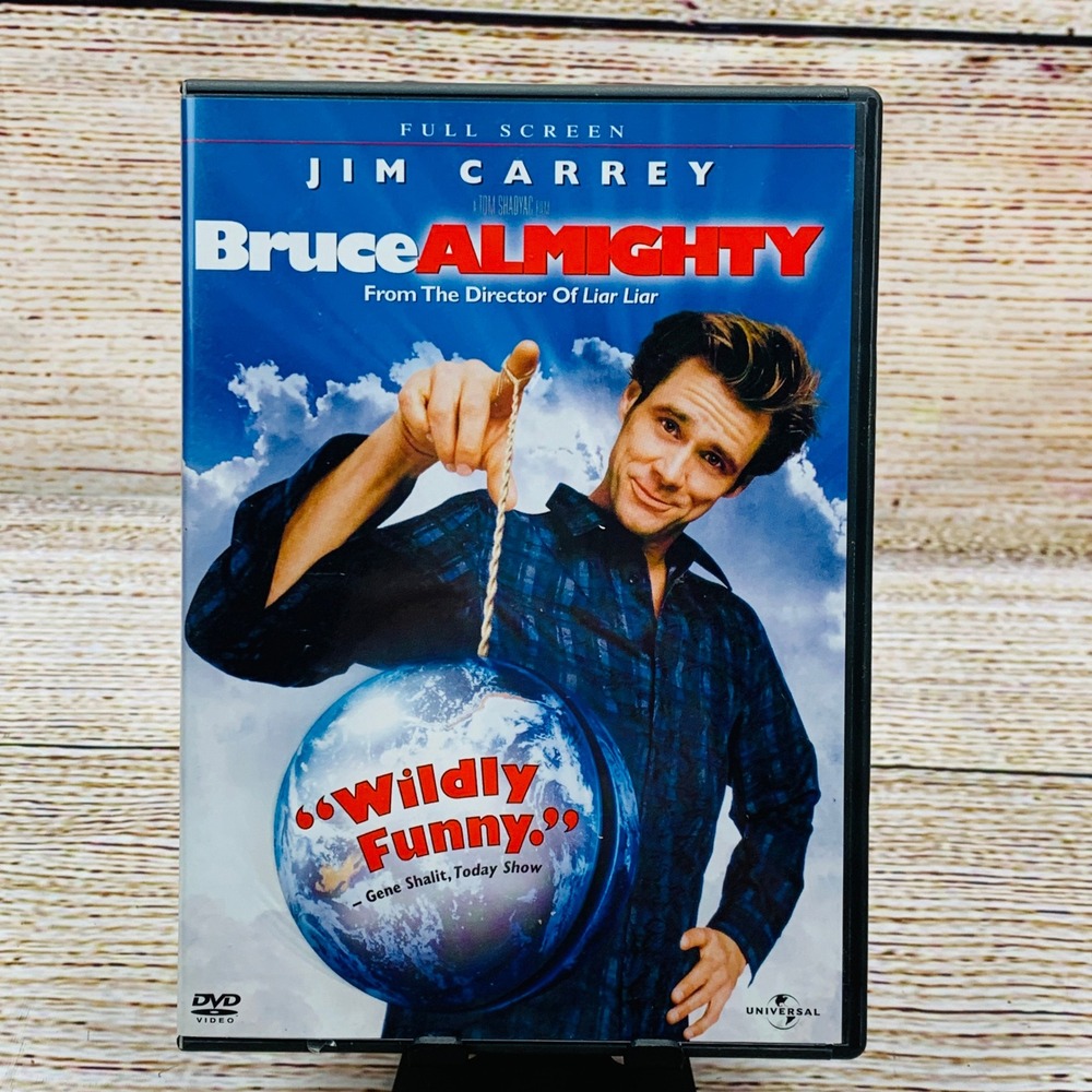 Bruce Almighty [DVD 2003] Full Screen Deleted‎ Scenes Jim Carrey Comedy Movie